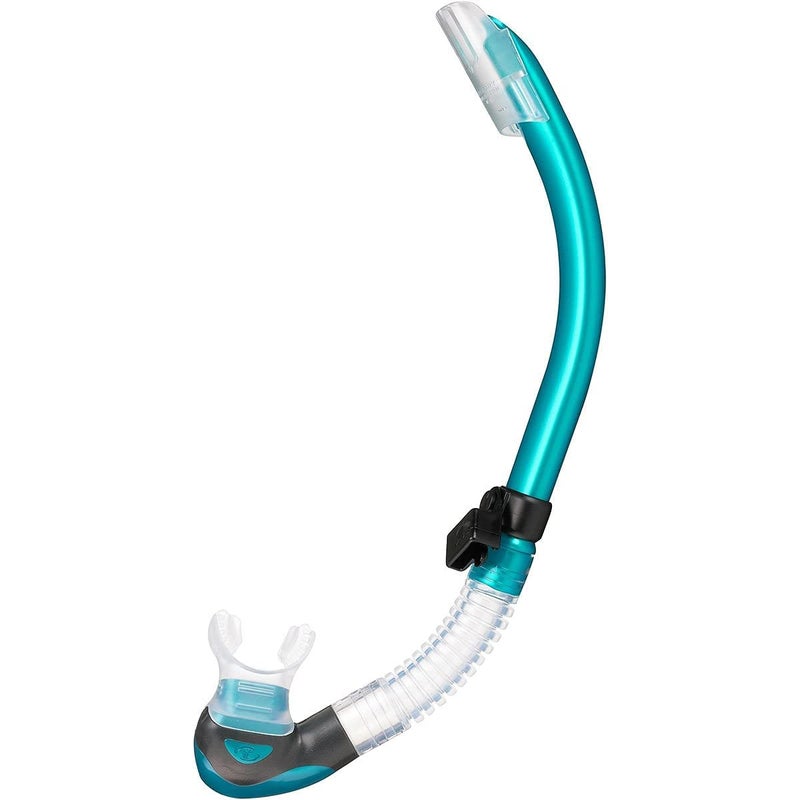 TUSA SP-170 Platina Hyperdry II Scuba Diving Snorkel, Ocean Green - Image 1